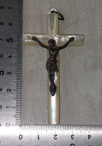 Ancien pendentif croix - pendentif, /