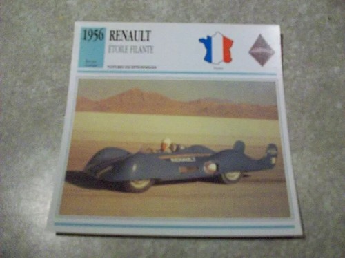 Carte fiche auto renault - carte,