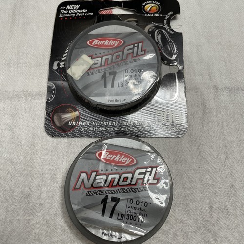 New 17lb berkley - new, nanofil