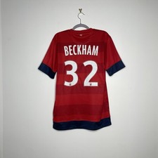 Maillot de Football Shirt Jersey BECKHAM PSG 2012 2013 Nameset Maglia Milan Ac M