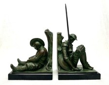 Serre-livres Don Quichotte Et Sancho De Janle - Max Le Verrier