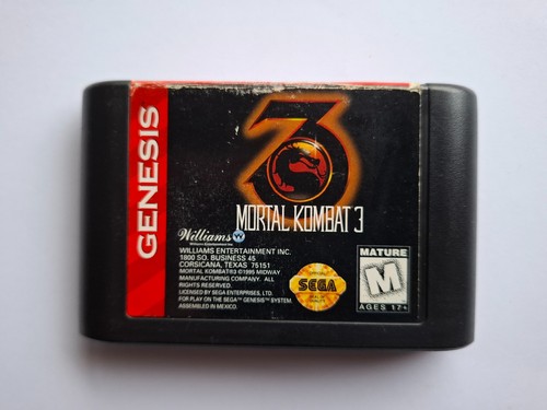 Mortal kombat sega - 3, genesis