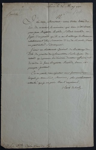 Ministre louis xvi - de,