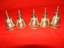 lot de 5 bobèches en bronze