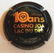capsule de champagne OUDART ORTILLON N°27  CASINO JOA LAC DU DER 10ANS 2014-2024