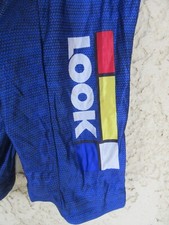 Combi Cuissard cycliste LOOK vintage bleu marine cycling short XL
