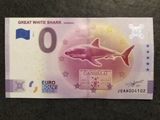 0 EURO Souvenir Great White Shark - Gansbaai ANNIVERSARY 2022-1 JEAA004102