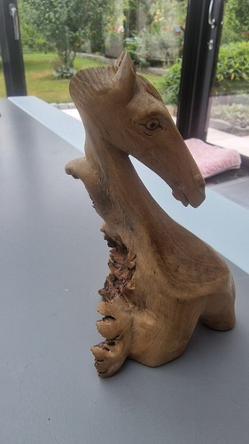 Rare sculpture artisanale bois - sculpture,