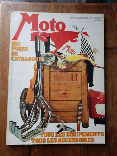 Livre magazine moto revue 1977 - livre,