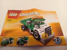 Lego 5865 Creator notice de montage camion depannage 1/43
