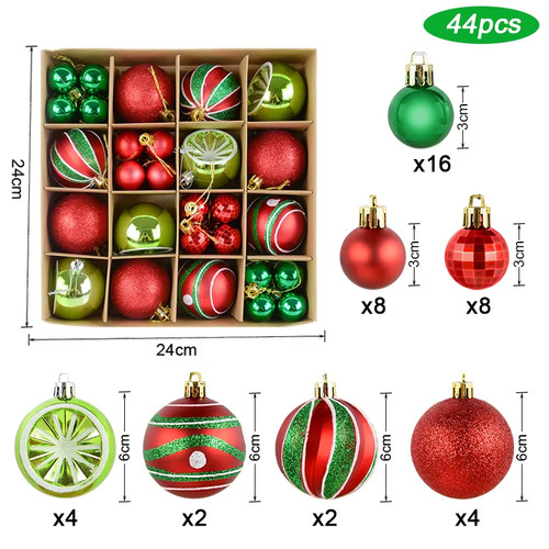 Pièces boules noël ø - pièces, de