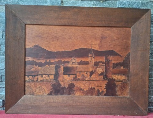 Tableau marqueterie sur - tableau,