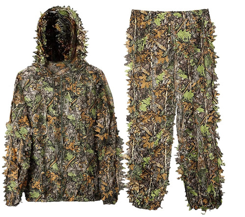 Leafy ghillie suit - ghillie,