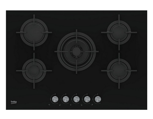 Beko table verre gaz 75cm - table,