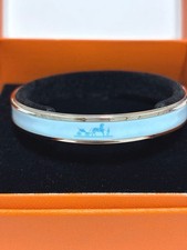 Bracelet Hermès émail bleu