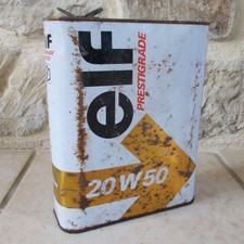 Ancien Bidon d'Huile ELF