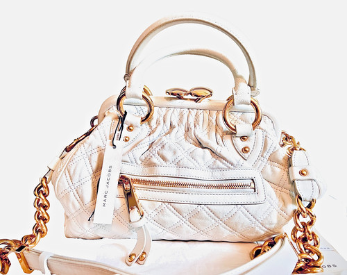 Euc marc jacobs white gold - euc,