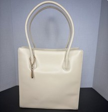 Lancel paris leather ivory - lancel,