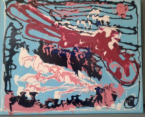 Tableau contemporain toile - tableau,