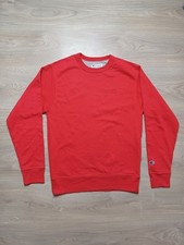 Sweat à capuche Champion rouge – Taille S – Logo graphique