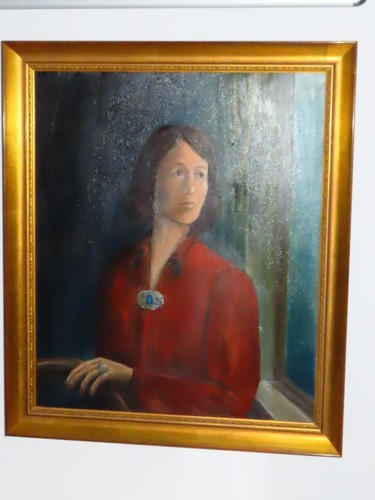 Tableau portrait dame avec - tableau,