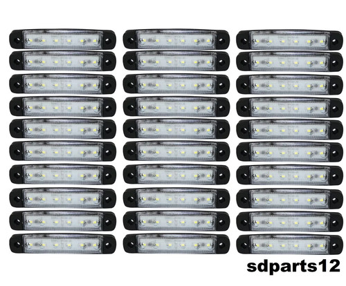 Feux gabarit blanc 12v - feux,