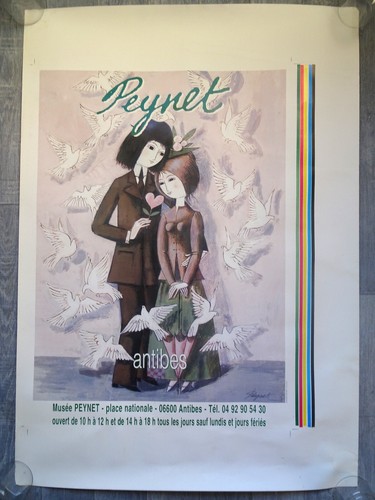 Rare affiche peynet les - rare,