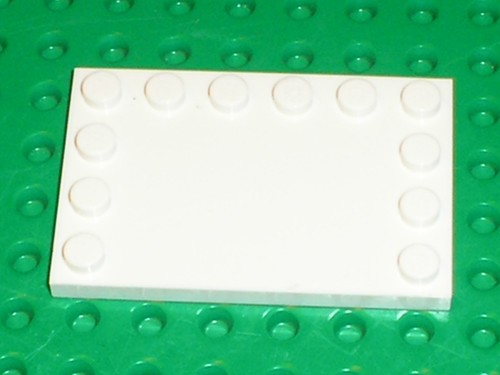 Lego white tile 6180 sets - lego,