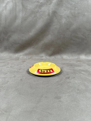 Suze yellow ceramic ashtray - ceramic, by