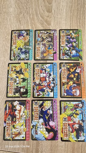 Lot cartes dragon ball z - lot,