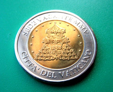 !! MEDAILLE 2 E  2005 VATICAN SEDE VACANTE ESSAI /UNE AFFAIRE EN OR/N'A PAS COUR