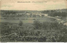 88 - Ville sur Illon - L'Etang et la Ronte de la Gare - CPA - Voir Scans Recto-V
