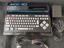Défectueux CASIO Msx MX-10 Personnel Ordinateur, PSU Et RF Câble Set,