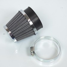 Cornet filtre à air conique chromé Ø55 pour moto vintage old school Vicma