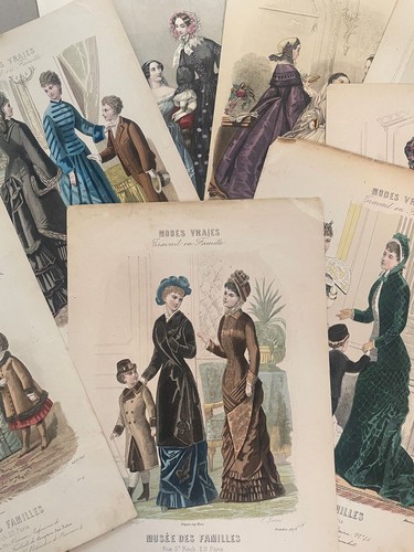 Lot gravures de mode - gravures,