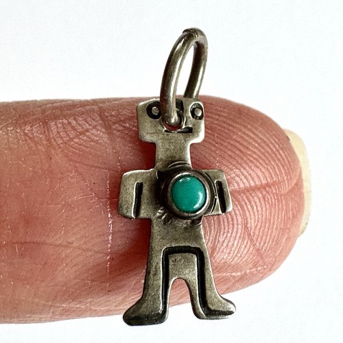 Tiny navajo dancer turquoise - dancer,