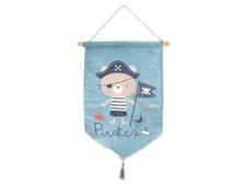 H&h Décoration De Pirate Suspendue En Tissu 35x55 Cm