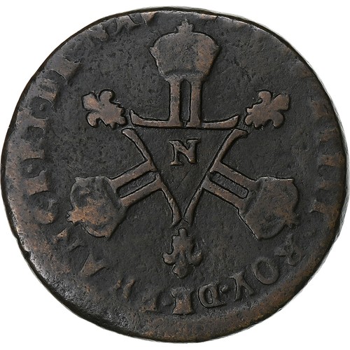 France louis xiv six deniers - xiv,,