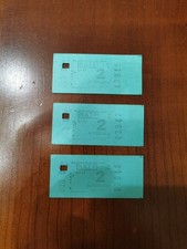 Lot de 3 tickets de métro bus