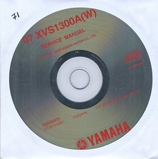 (CD71) CD MANUEL ATELIER MOTO YAMAHA XVS1300A(W)   2007