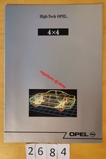 OPEL VECTRA 4x4 Prospectus Suisse 8 pages Fr 2/1989