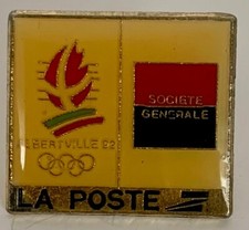 Pin's Albertville 92 Société Générale La Poste	F7