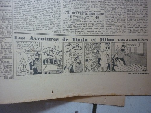 Tintin journal soir - tintin, num