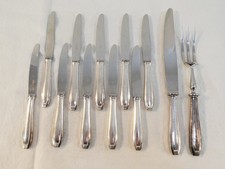 Lot de 10 couteaux a entremets