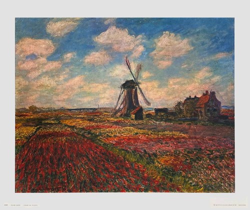 Claude monet affiche champ - claude,