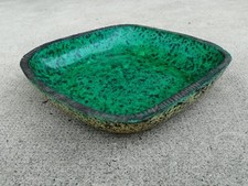 Coupe plat ACCOLAY design 60 70 céramique pottery