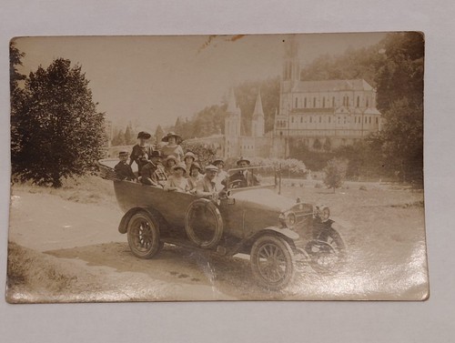 Carte photo voiture berliet - voiture,
