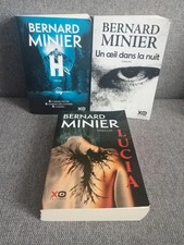 Bernard Minier lot de 3 livres policiers grand format