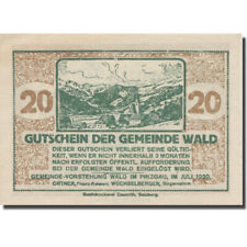 [#665550] Billet, Autriche, forêt dans le Pinzgau Sbg. Commune, 20 Heller, chal