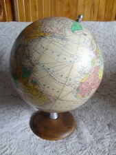 Ancien globe terrestre - terrestre, girard